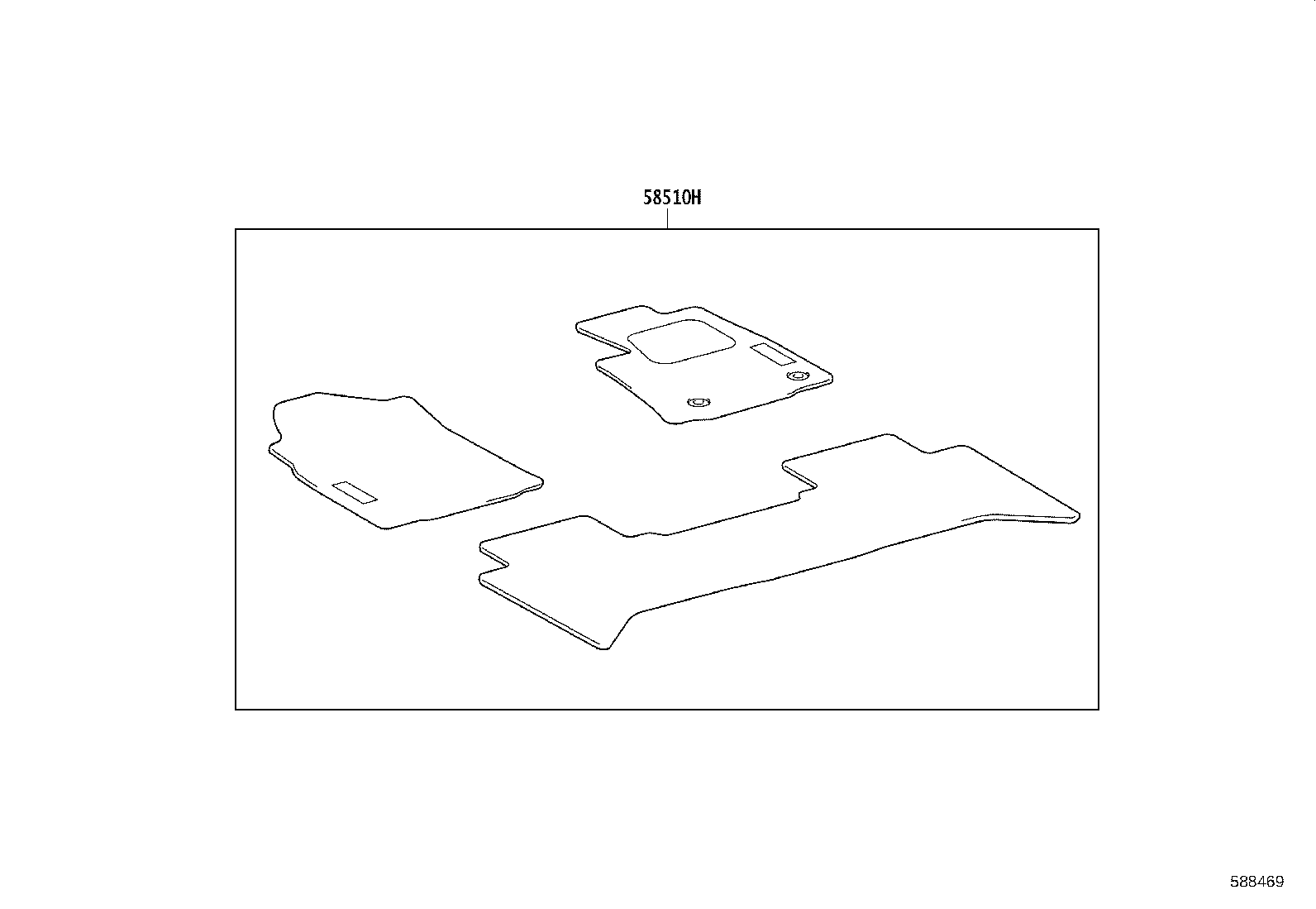 58569-0K040 SILENCER, REAR FLOOR product image