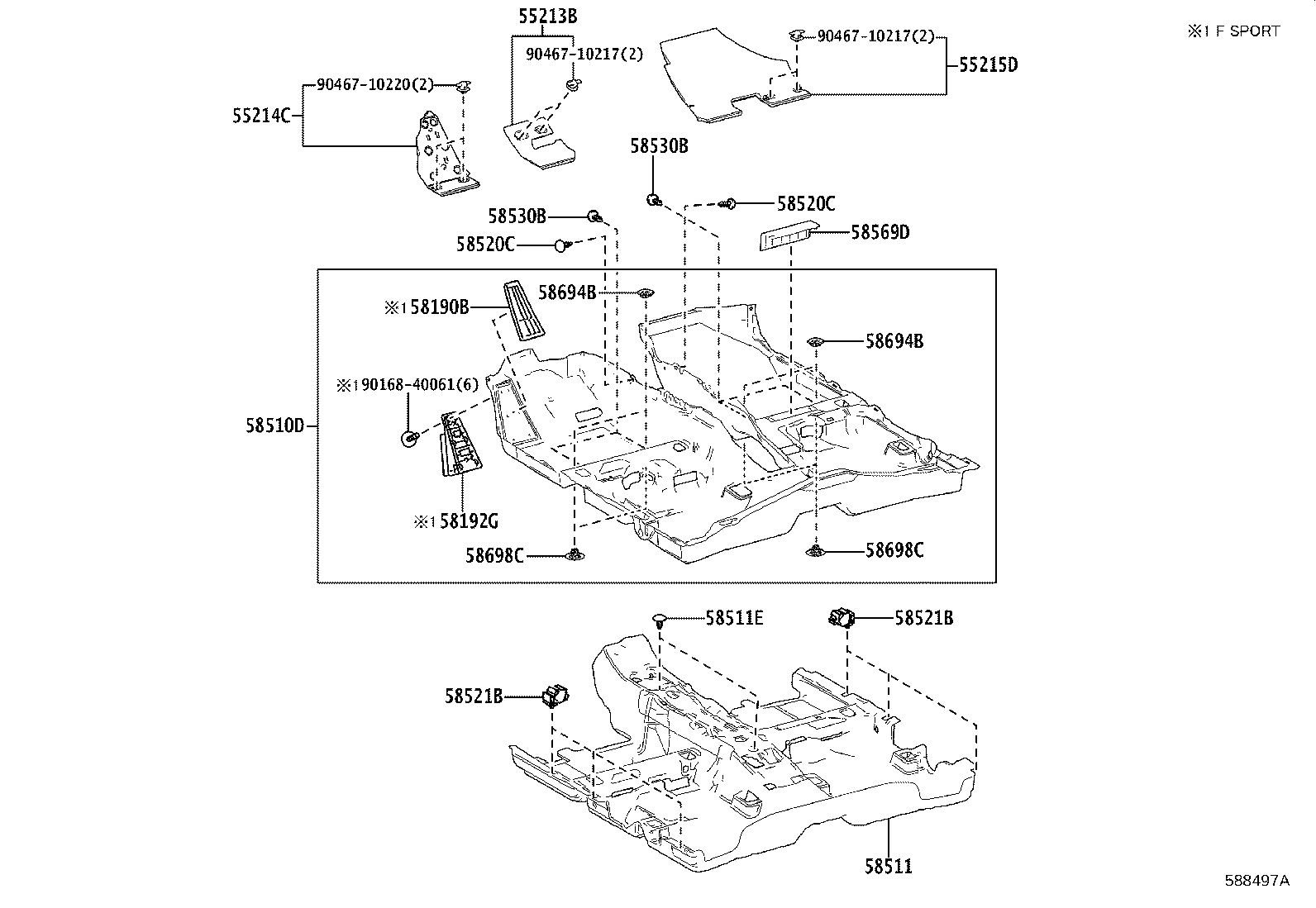 58192-76090 PANEL, FOOTREST, NO.2 product image