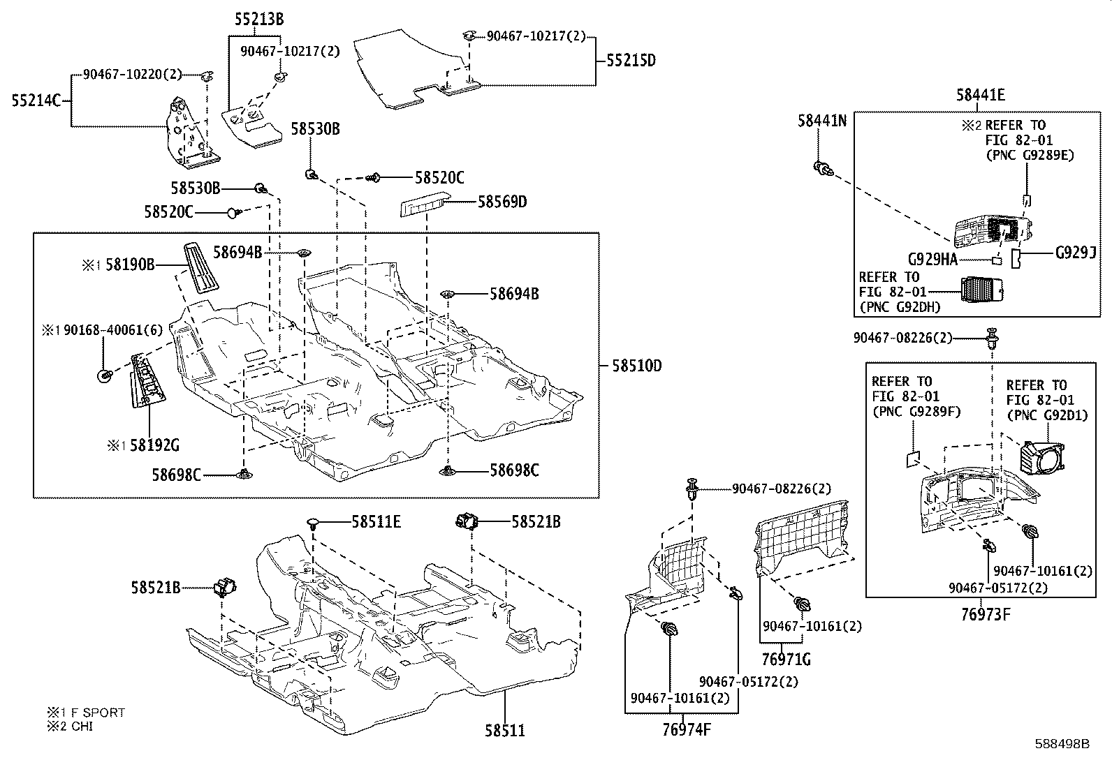 58192-76090 PANEL, FOOTREST, NO.2 product image