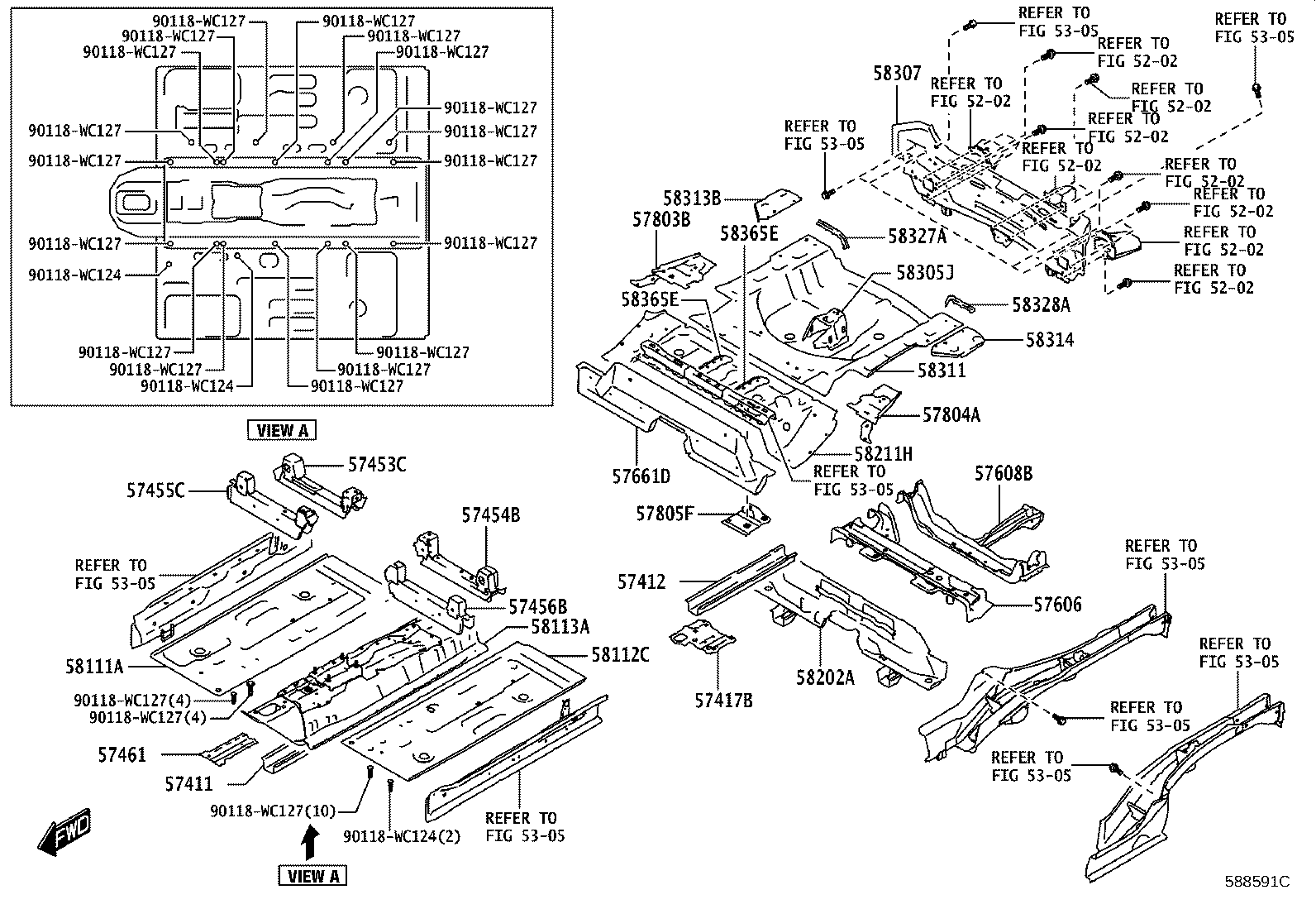 58307-WC009 PANEL SUB-ASSY, BODY LOWER BACK product image