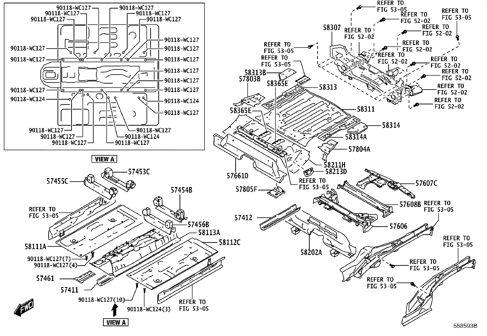 58307-WC009 PANEL SUB-ASSY, BODY LOWER BACK product image