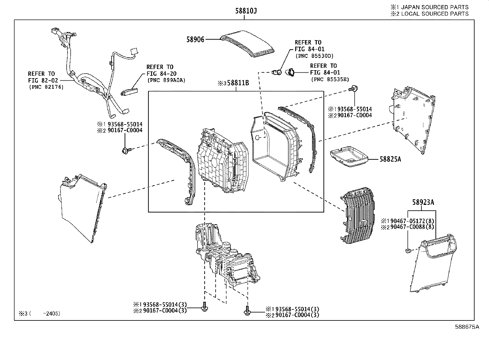 58804-0EB50-C0 PANEL SUB-ASSY, CONSOLE, UPPER product image