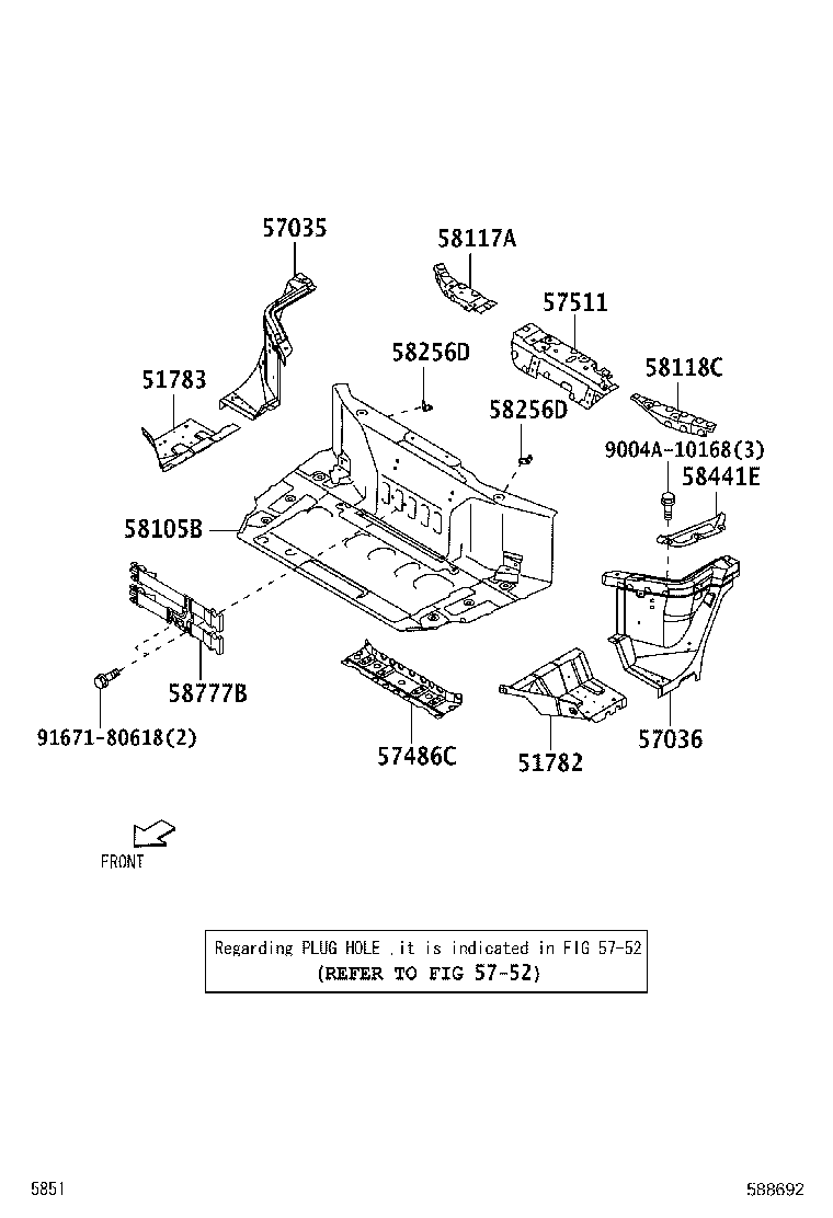 51783-BZ040 PANEL, STEP, FRONT RH product image