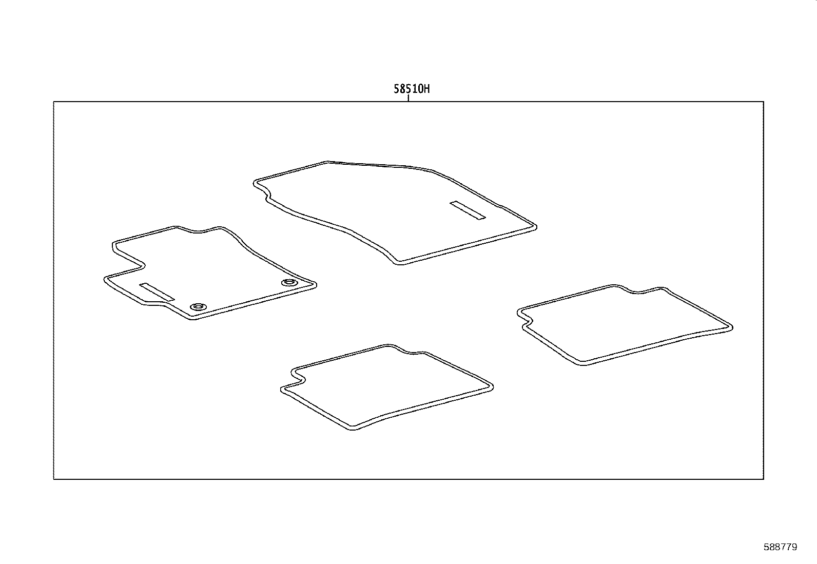58511-02130 MAT, FLOOR, FRONT product image