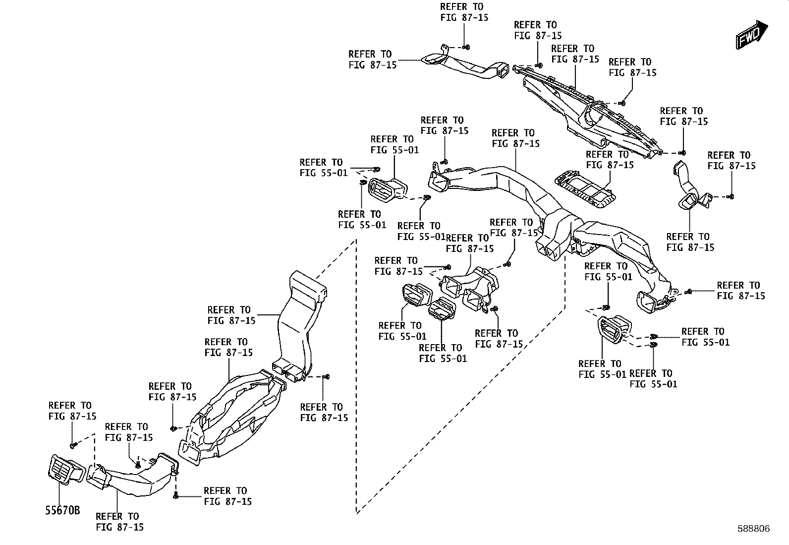 58805-WC004 PANEL SUB-ASSY, CONSOLE, UPPER product image