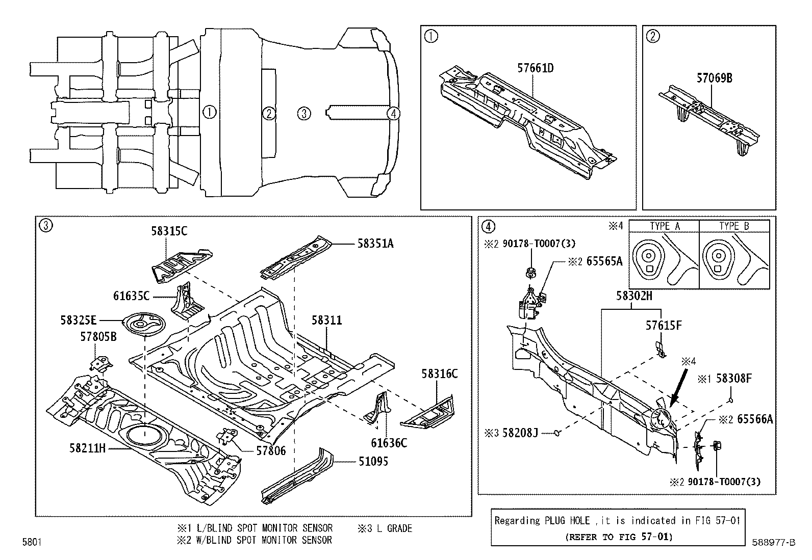 46522-BZ030 PLATE, PARKING BRAKE MOUNTING product image