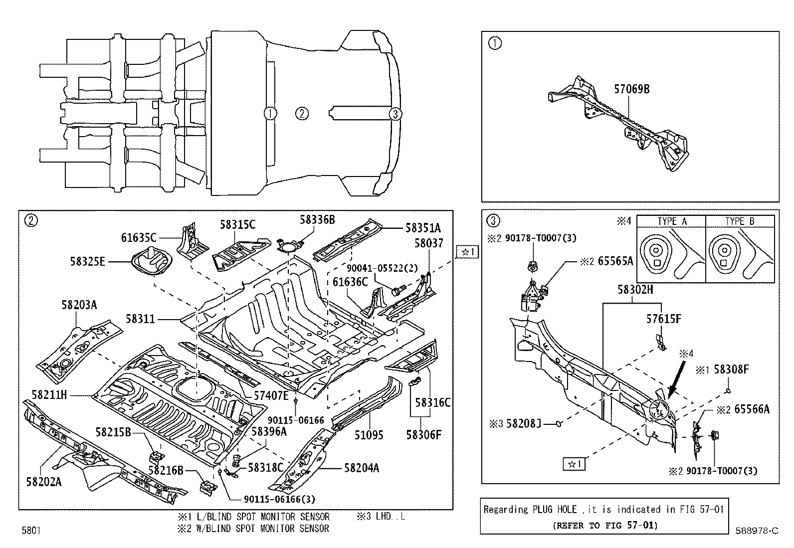 46522-BZ030 PLATE, PARKING BRAKE MOUNTING product image
