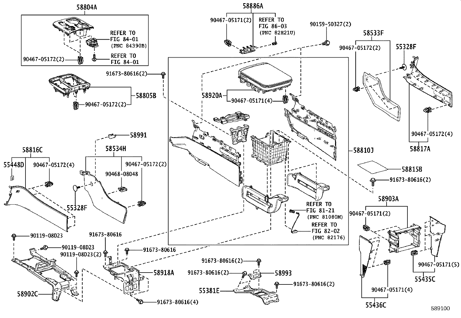 84656-V2170 COVER, SPARE SWITCH HOLE product image