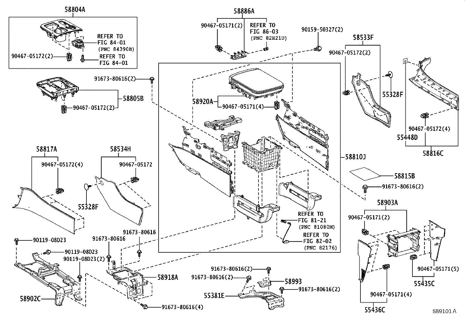 84656-V2170 COVER, SPARE SWITCH HOLE product image