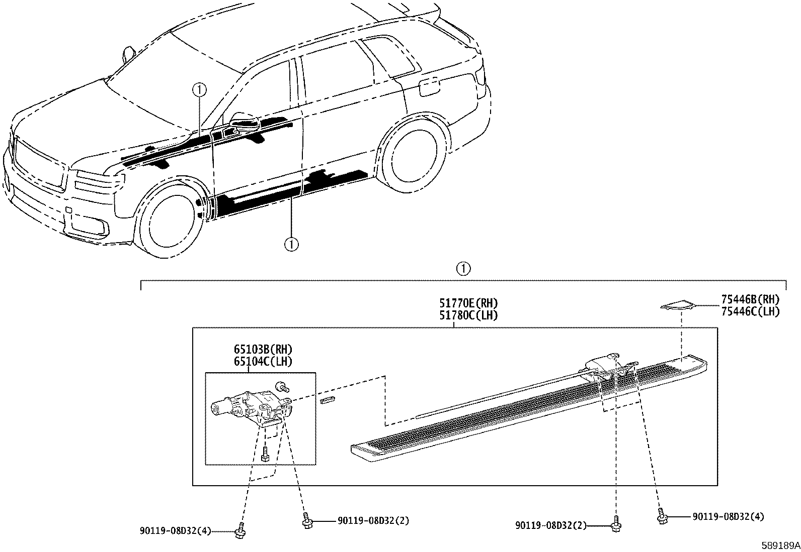 58307-40070 PANEL SUB-ASSY, BODY LOWER BACK product image