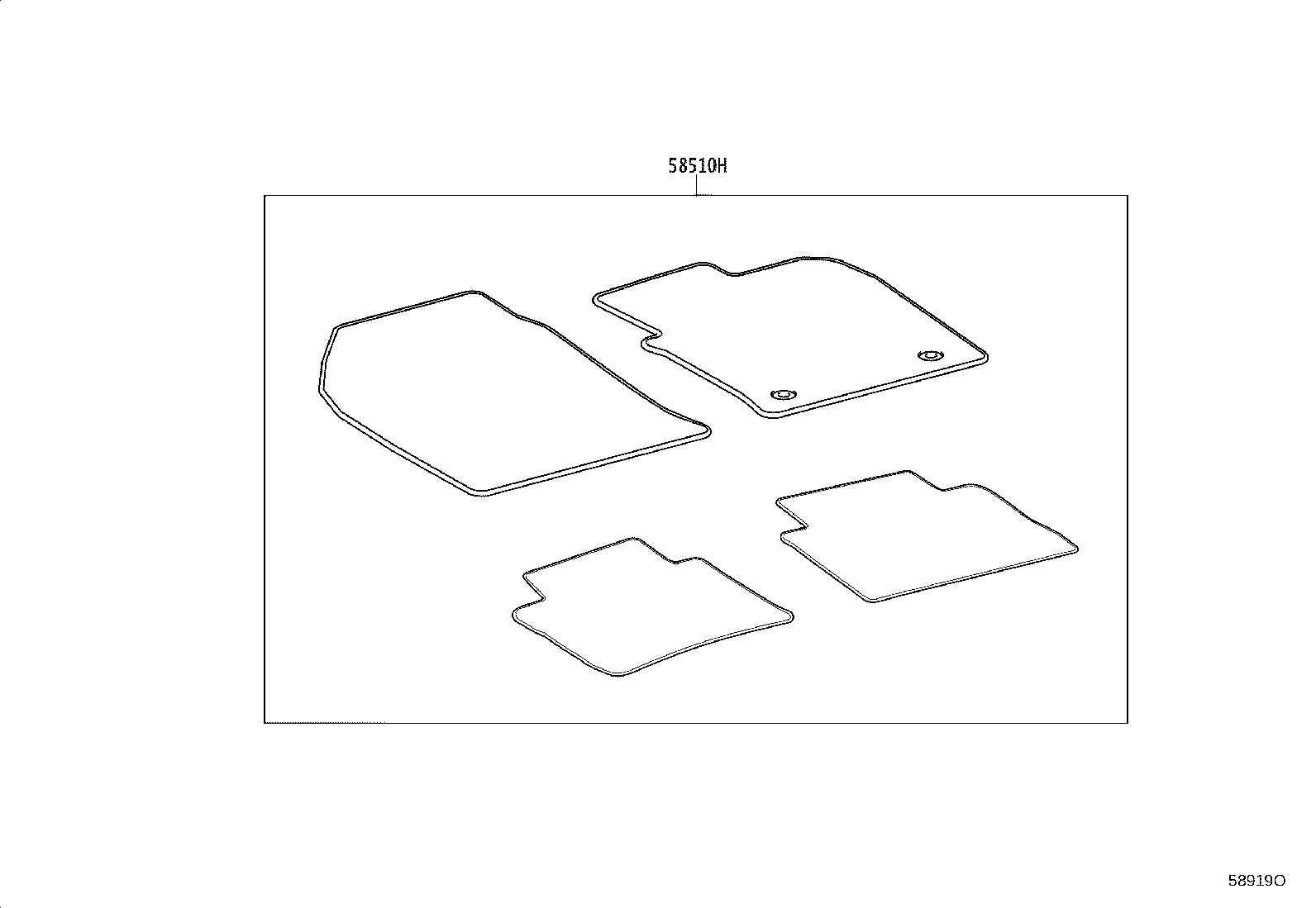 55214-F4130 PAD, DASH PANEL INSULATOR, NO.2 product image