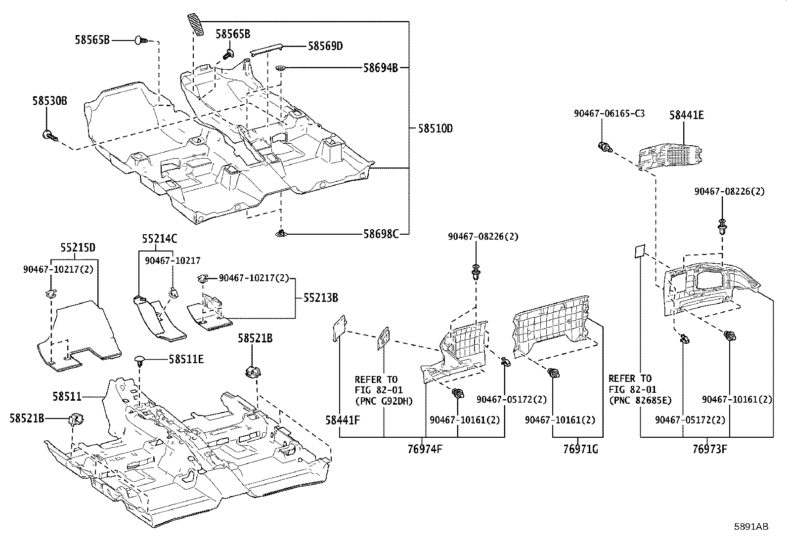 58511-16150 MAT, FLOOR, FRONT product image