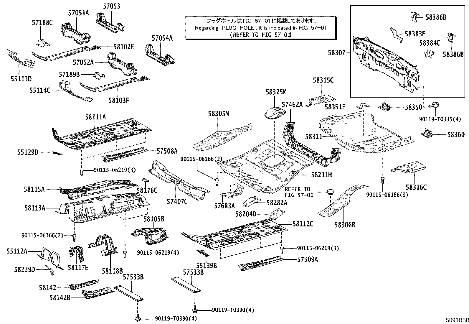 55112-0A040 PANEL, DASH, NO.2 product image