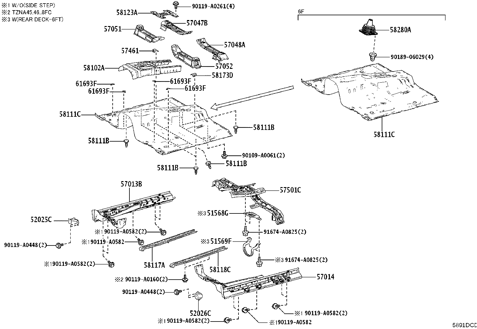 Toyota 52025-04020 Genuine Toyota Part