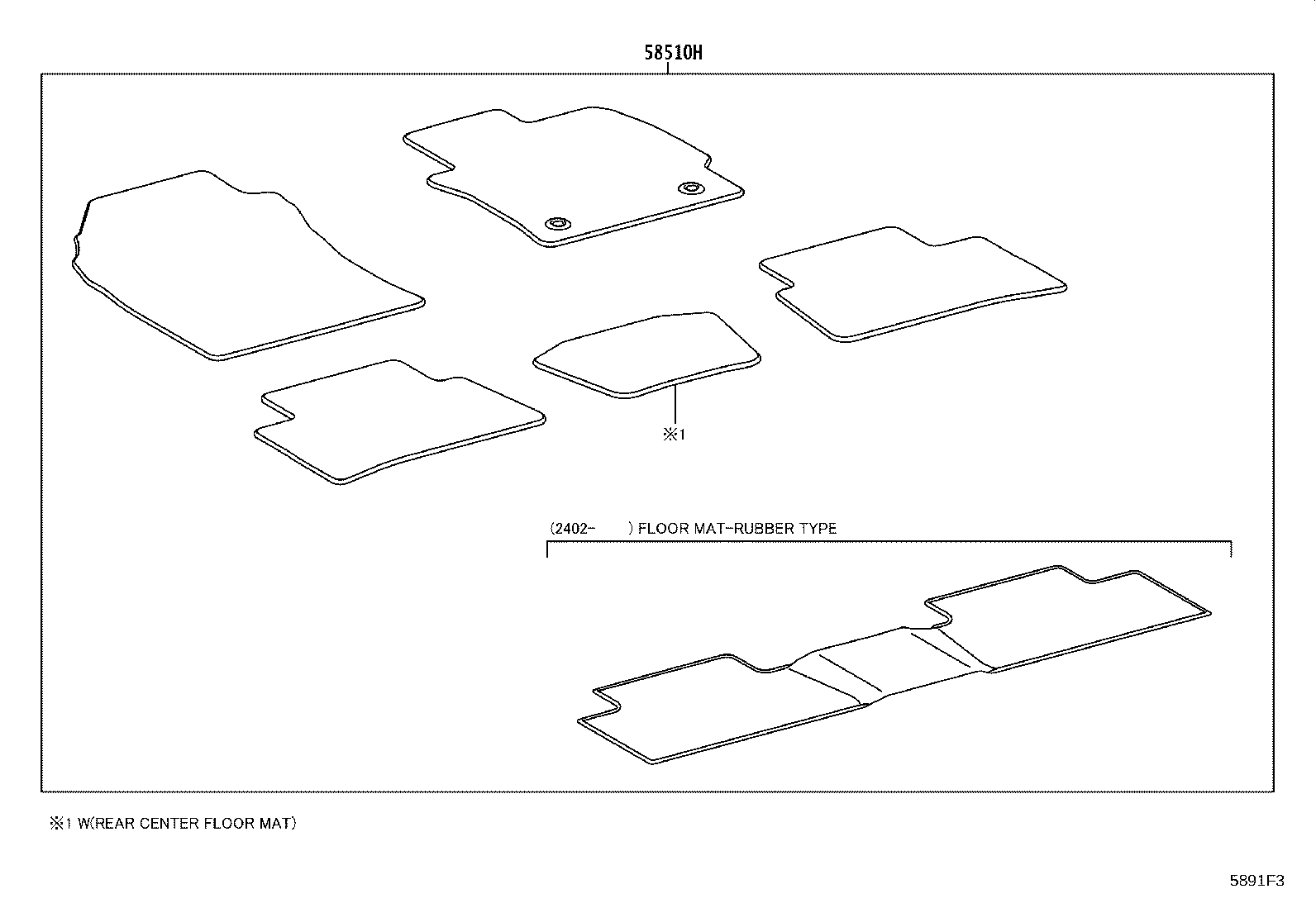 55214-0A080 PAD, DASH PANEL INSULATOR, NO.2 product image