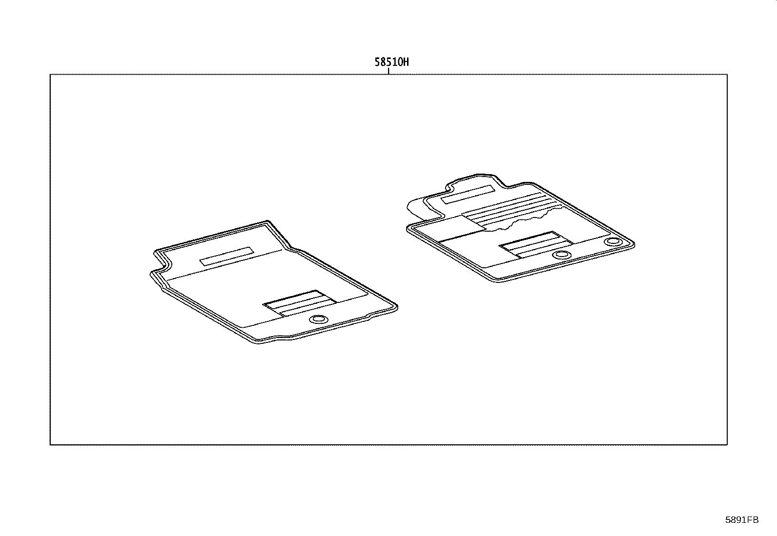 58514-26110 MAT, FLOOR, NO.4 product image