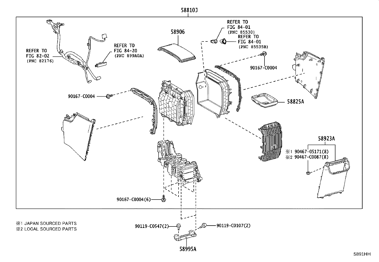 58821-YK040 PANEL, CONSOLE, UPPER product image