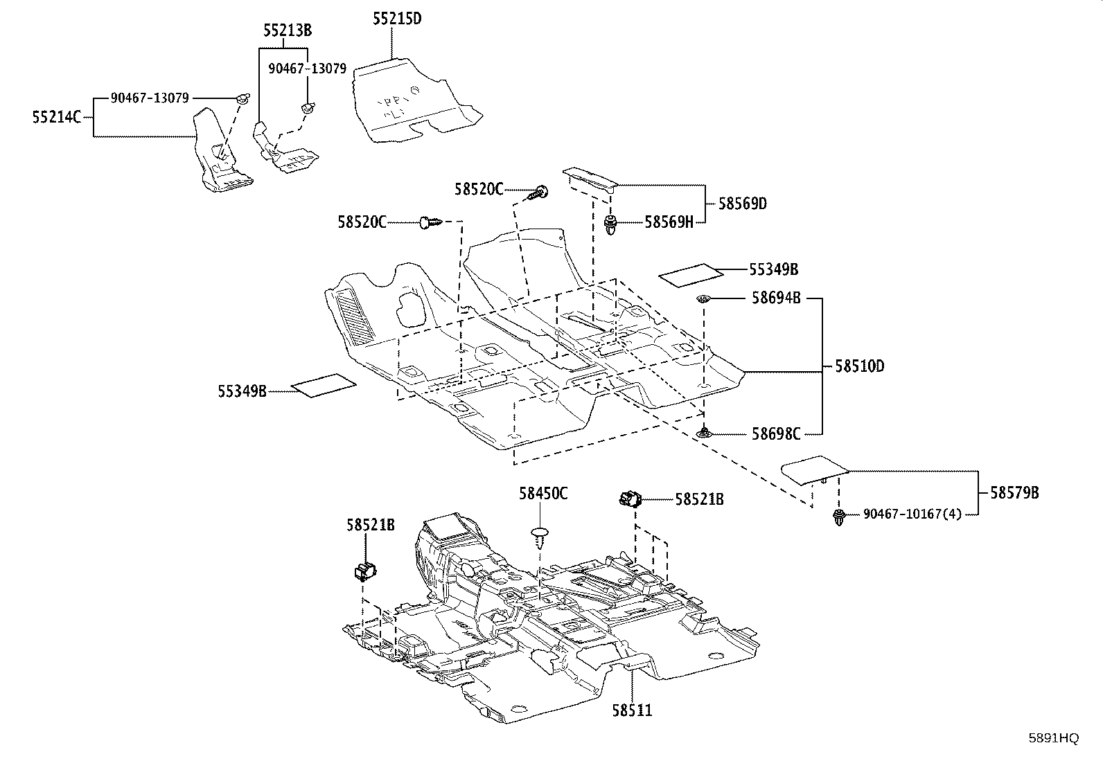 58511-30A20 MAT, FLOOR, FRONT product image