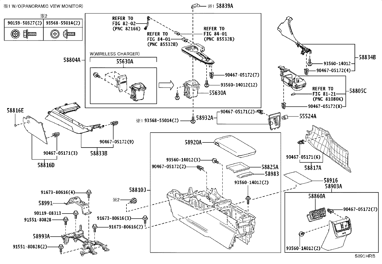 58833-30290-E2 GARNISH, CONSOLE UPPER PANEL, NO.1 product image