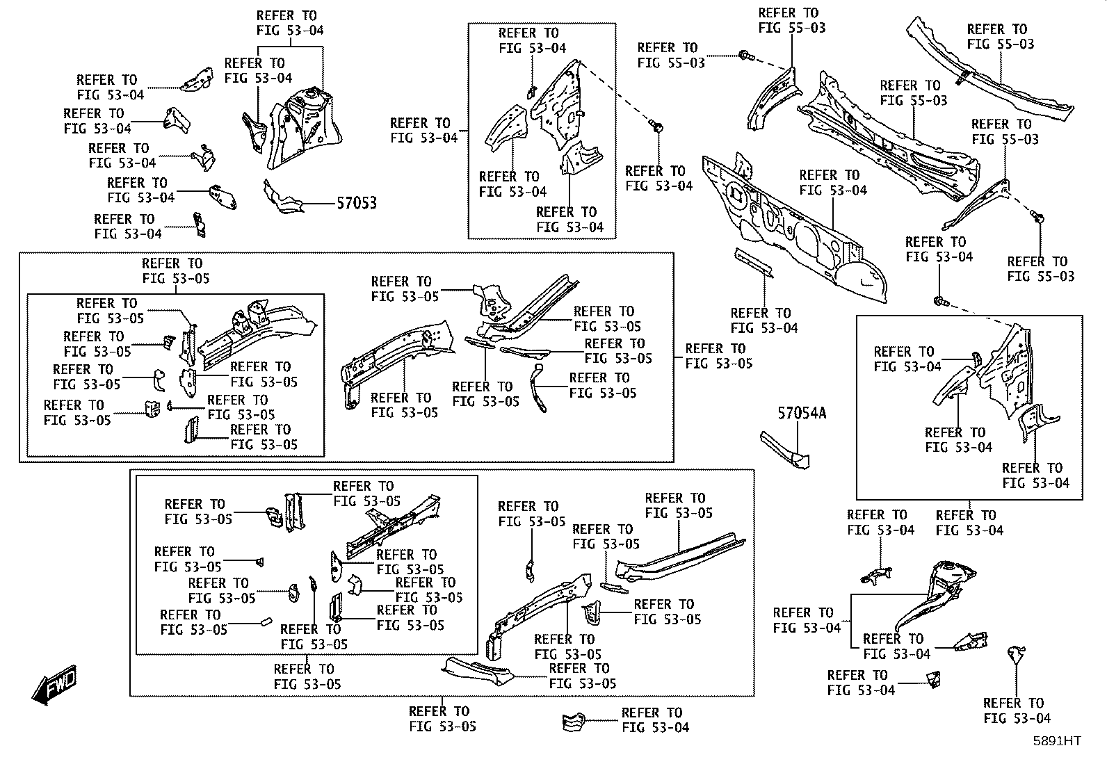 58307-WC013 PANEL SUB-ASSY, BODY LOWER BACK product image