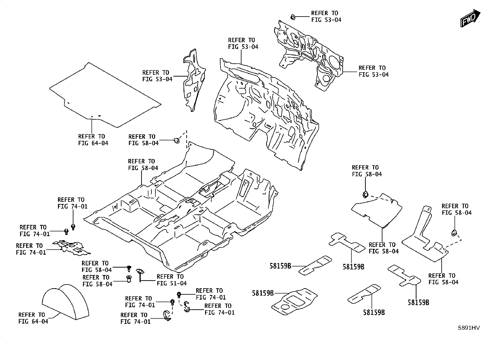 58307-WC013 PANEL SUB-ASSY, BODY LOWER BACK product image