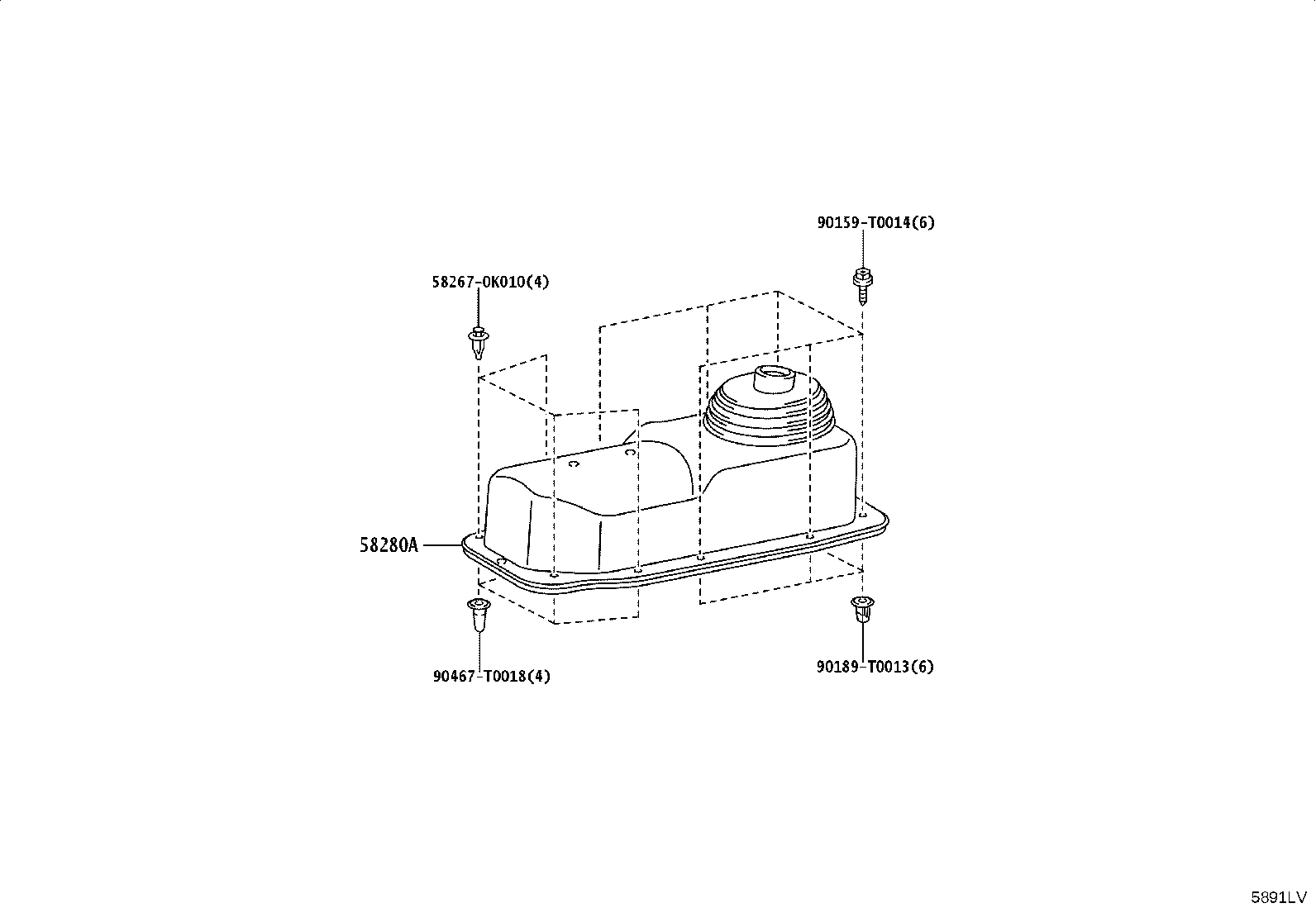 57509-KK021 REINFORCEMENT SUB-ASSY, FRONT FLOOR, CENTER product image