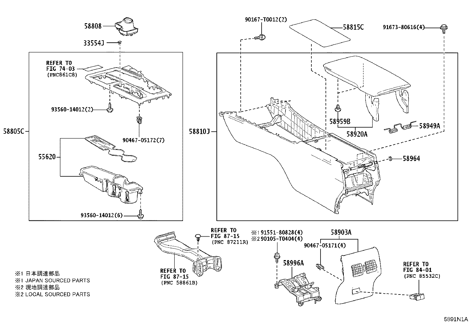 33554-06180 COVER, SHIFT LOCK RELEASE BUTTON product image