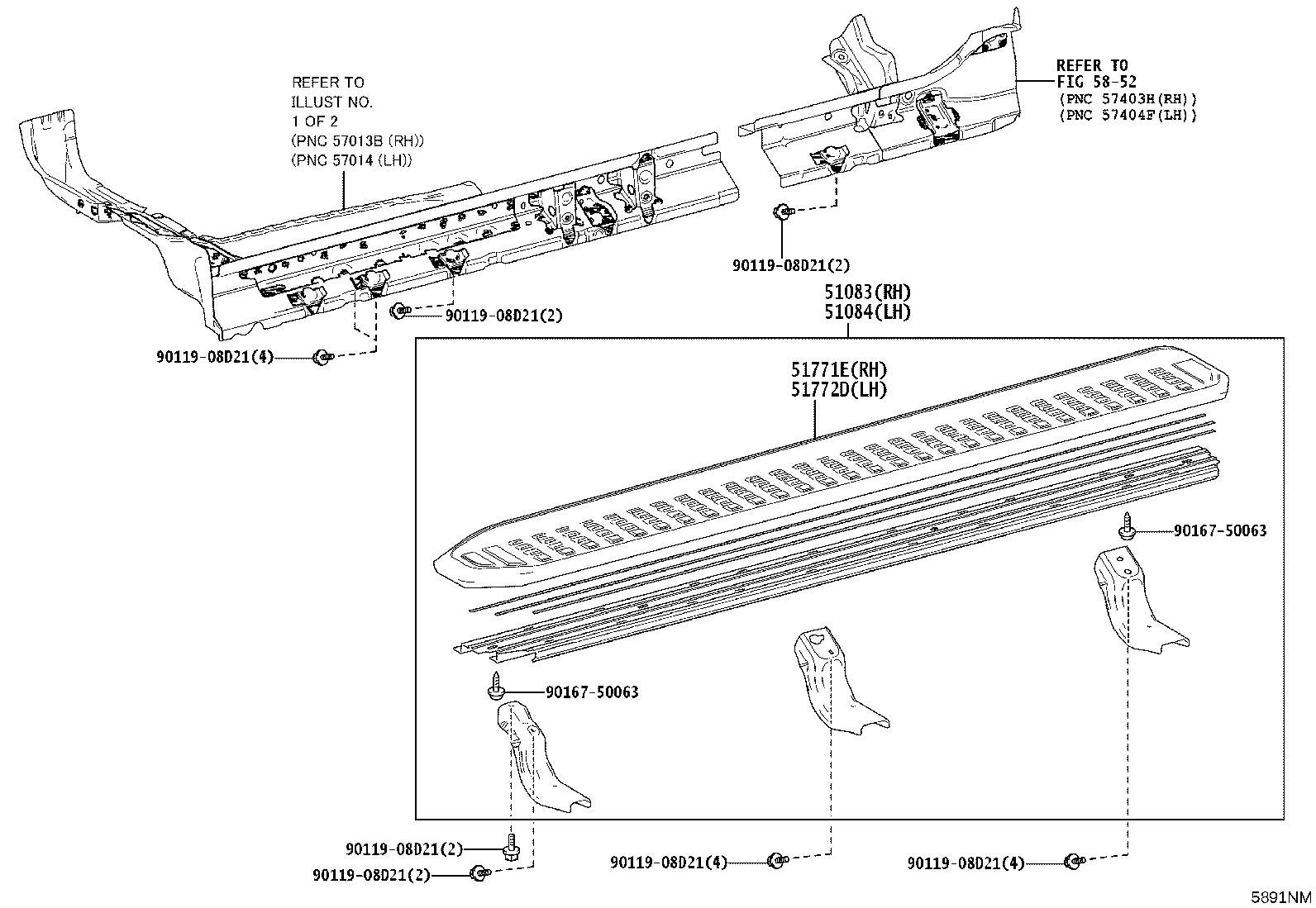 51772-35190 PLATE, STEP, LH product image