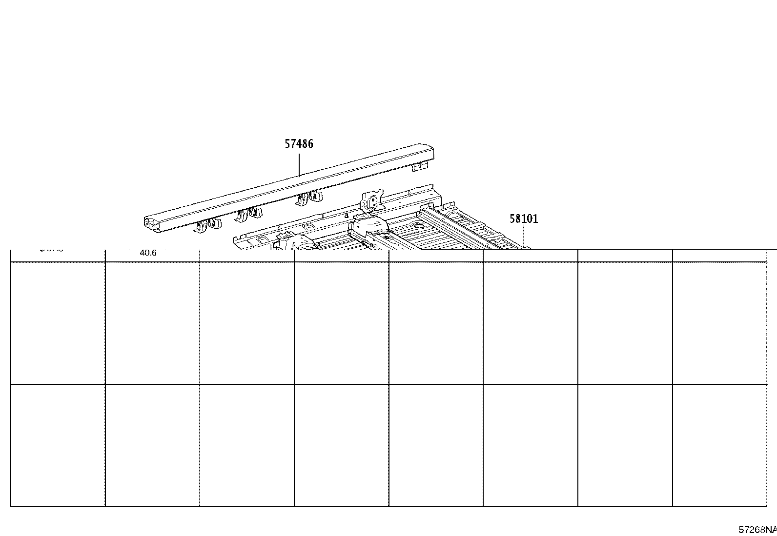 58101-YL010 PAN SUB-ASSY, FRONT FLOOR product image