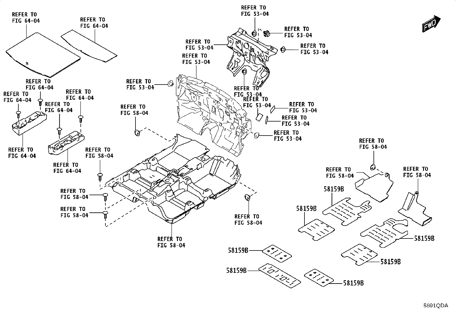 58351-WC009 BRACKET, SPARE WHEEL CLAMP product image