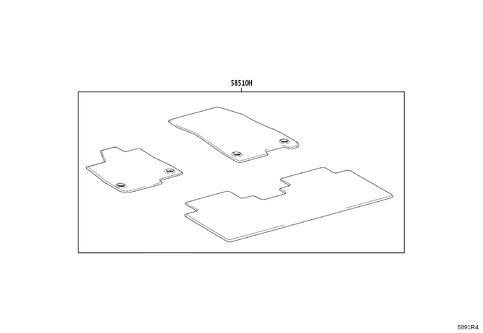 75791-YL020 CLIP(FOR FRONT FLOOR CARPET) product image