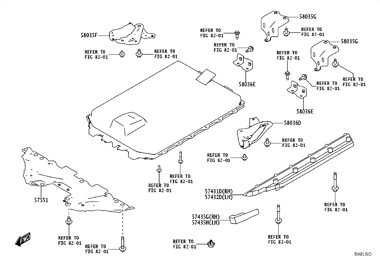 58307-WC015 PANEL SUB-ASSY, BODY LOWER BACK product image
