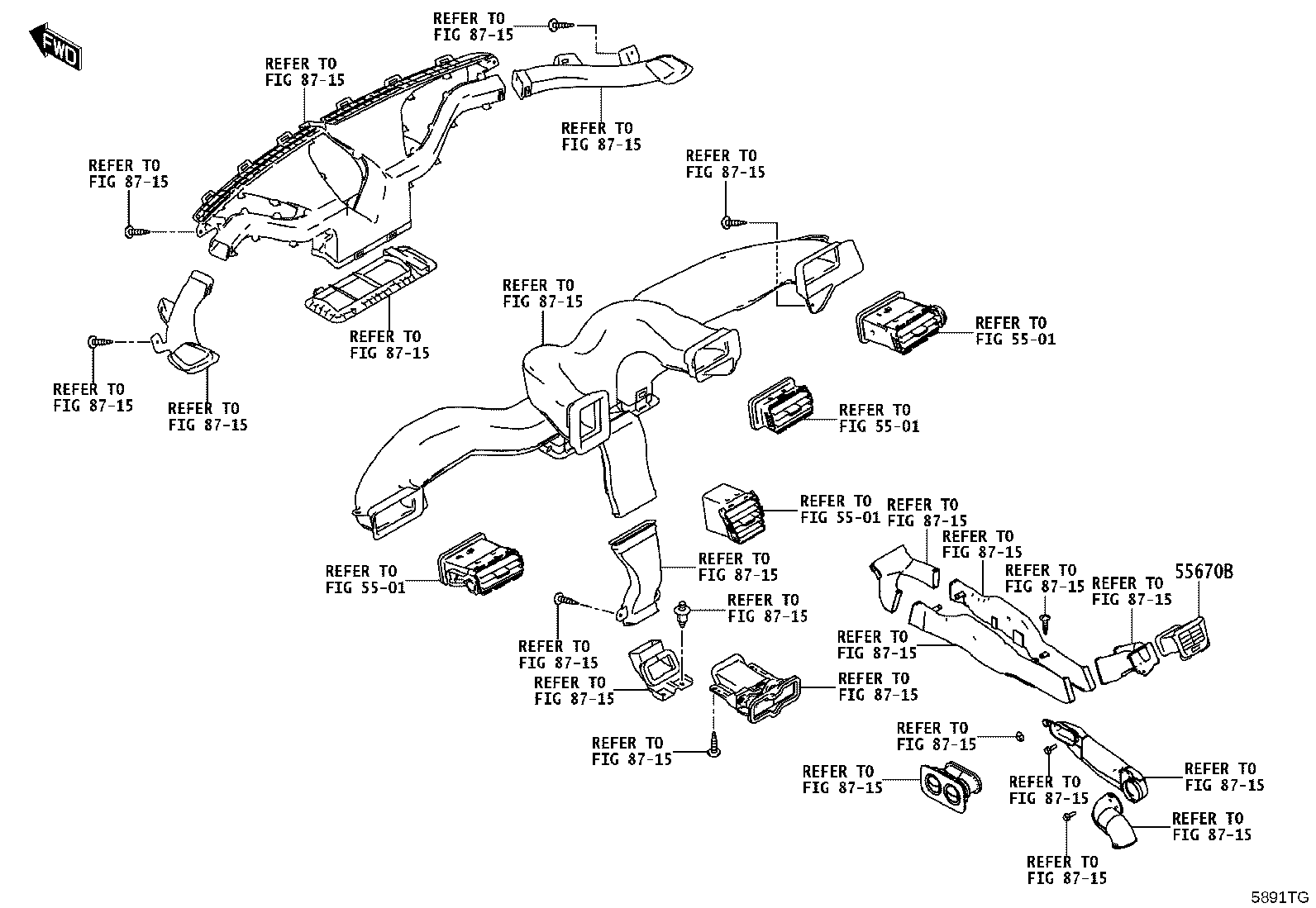 58804-WC007 PANEL SUB-ASSY, CONSOLE, UPPER product image