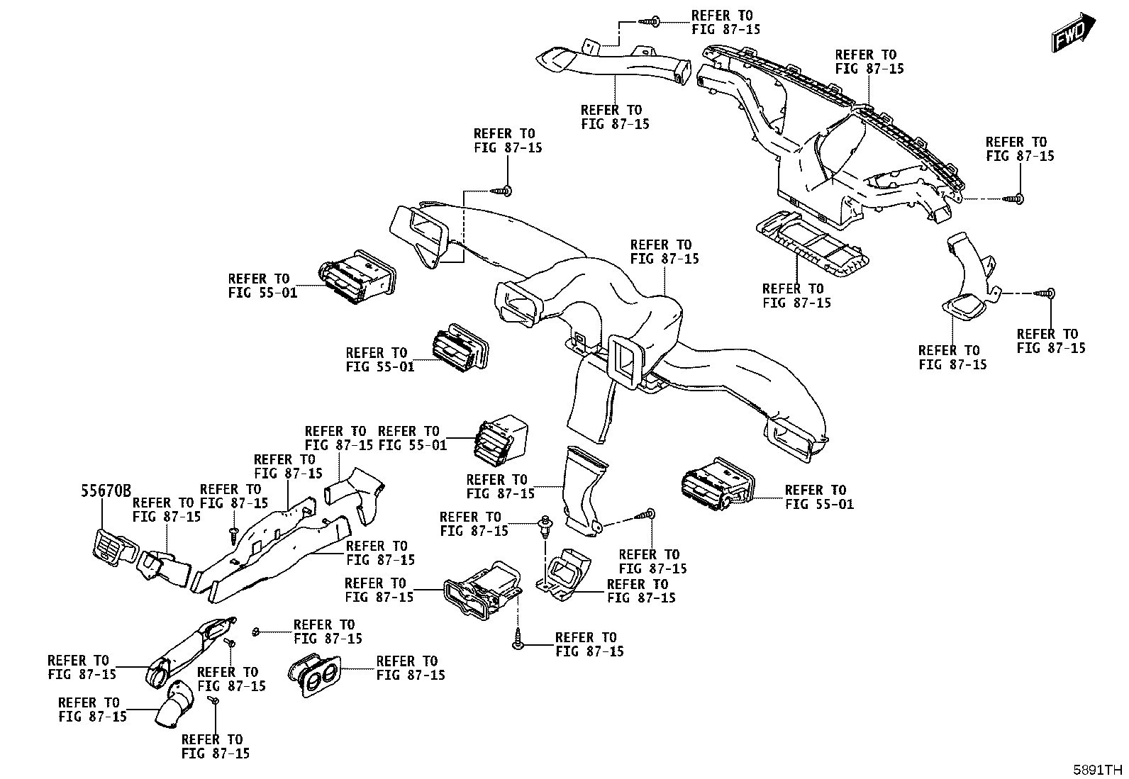 58804-WC007 PANEL SUB-ASSY, CONSOLE, UPPER product image