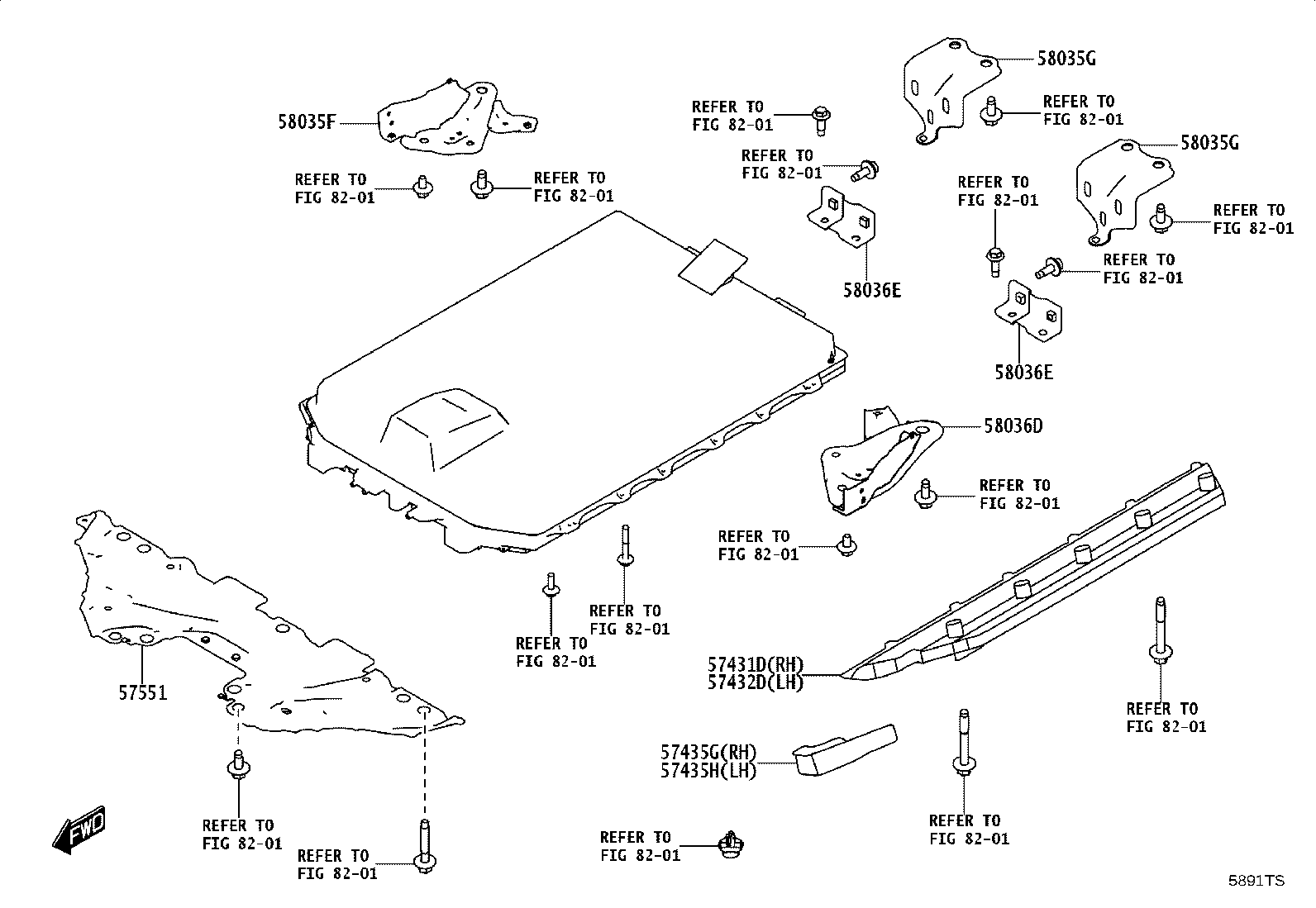 58307-WC017 PANEL SUB-ASSY, BODY LOWER BACK product image