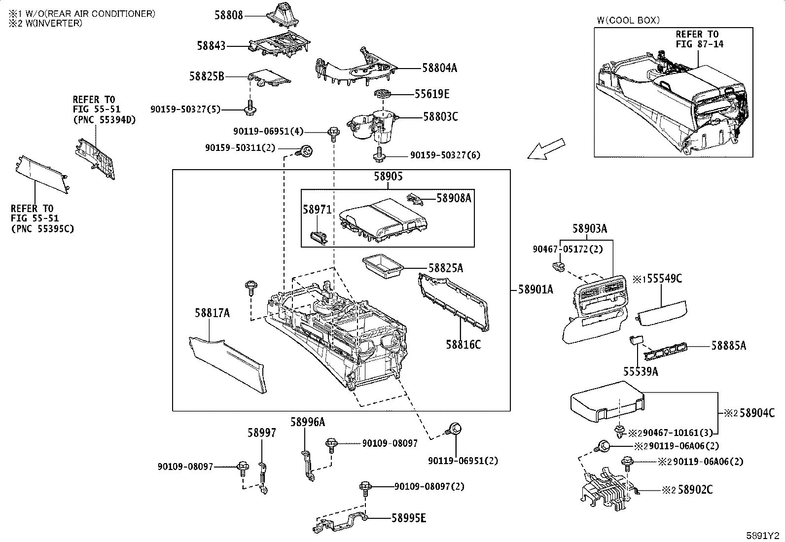 58804-60M00 PANEL SUB-ASSY, CONSOLE, UPPER product image