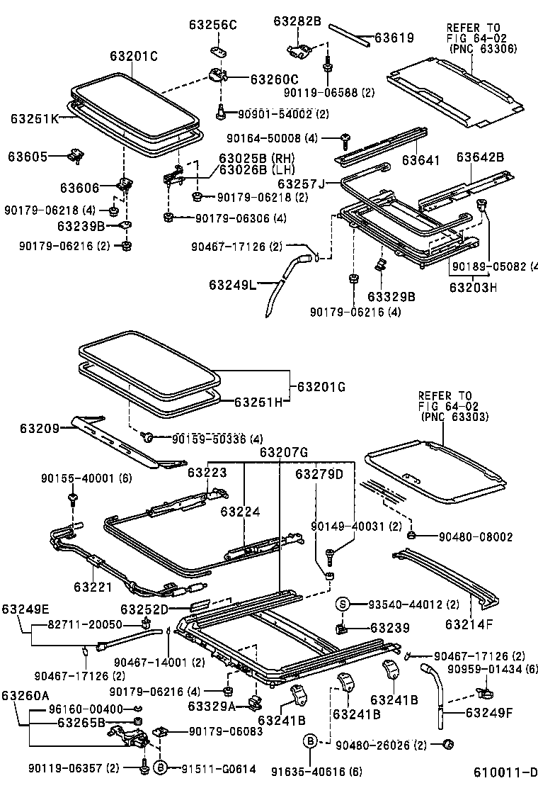 63111-44020 PANEL, ROOF product image