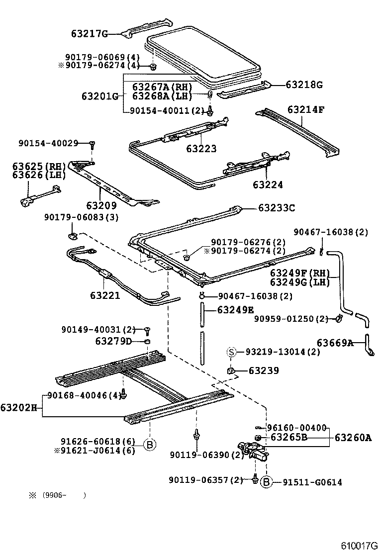 63111-60902 PANEL, ROOF product image