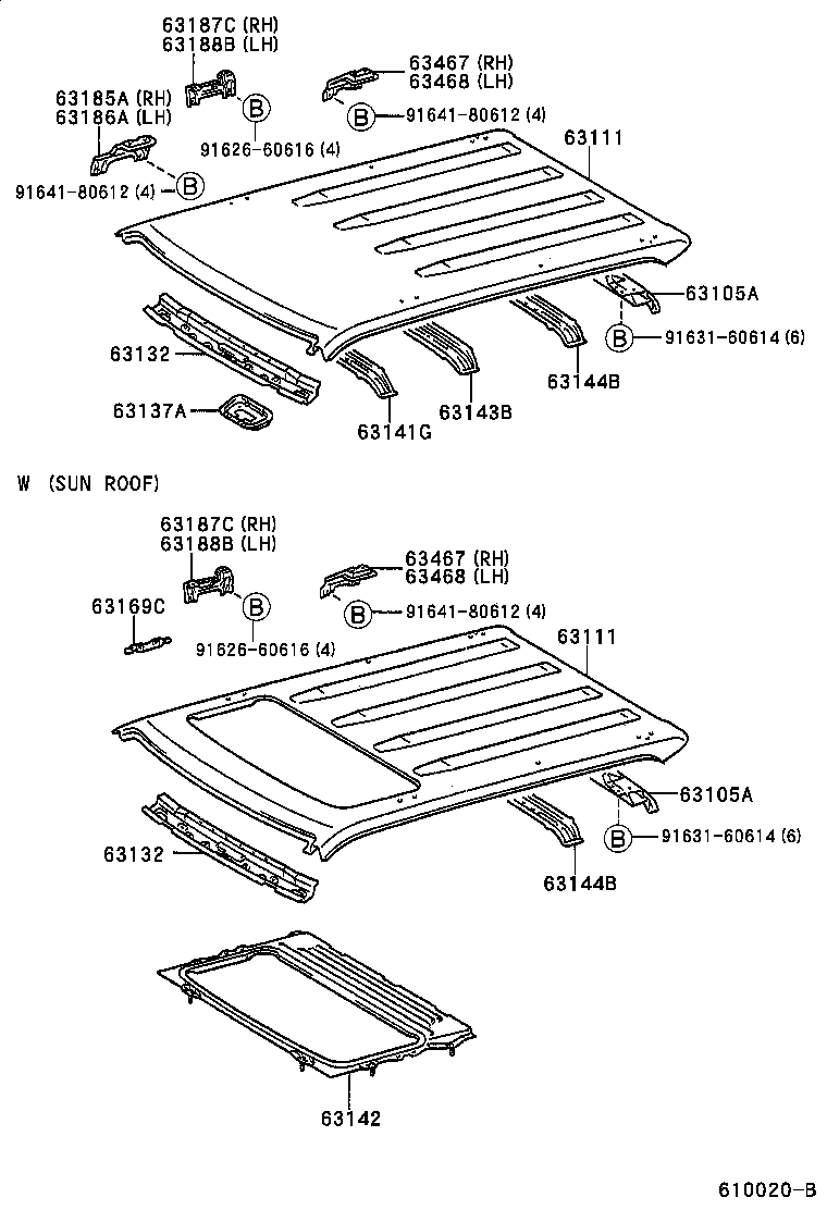 63137-60010 BRACKET, DOME LAMP, NO.1 product image