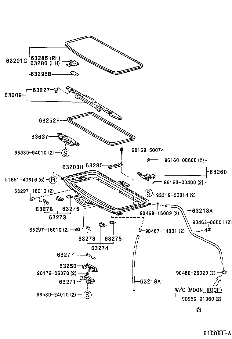 Toyota 64101-16250 PANEL SUB-ASSY, UPPER BACK