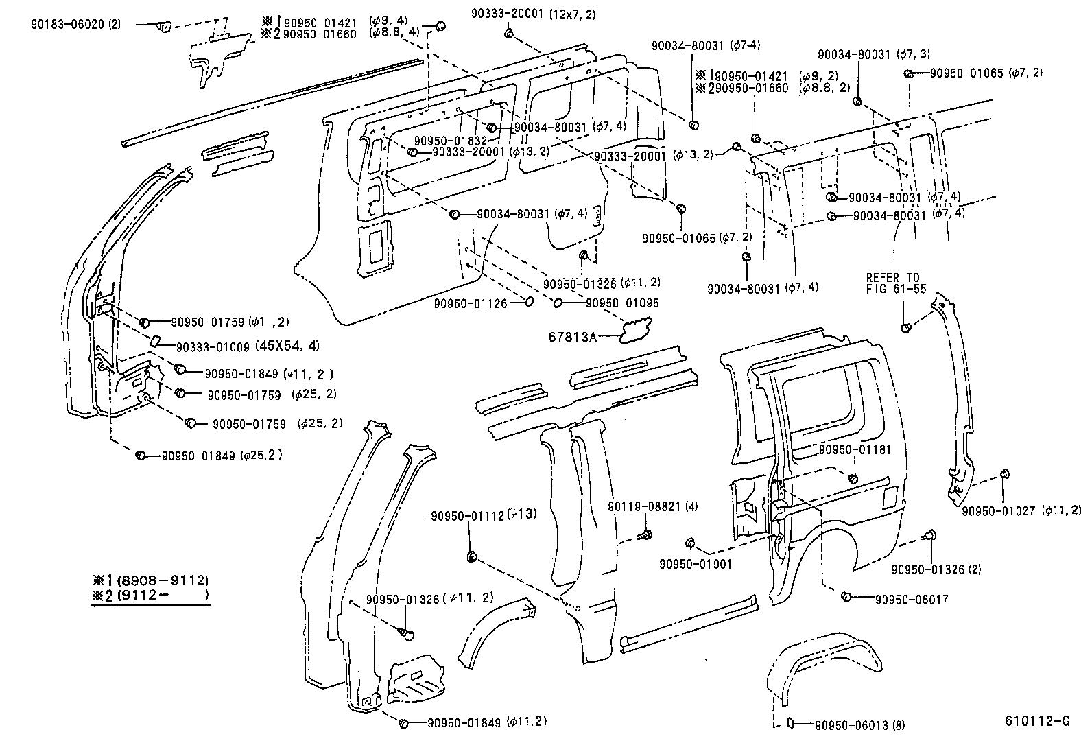 61027-26050 PILLAR SUB-ASSY, FRONT BODY, OUTER RH product image