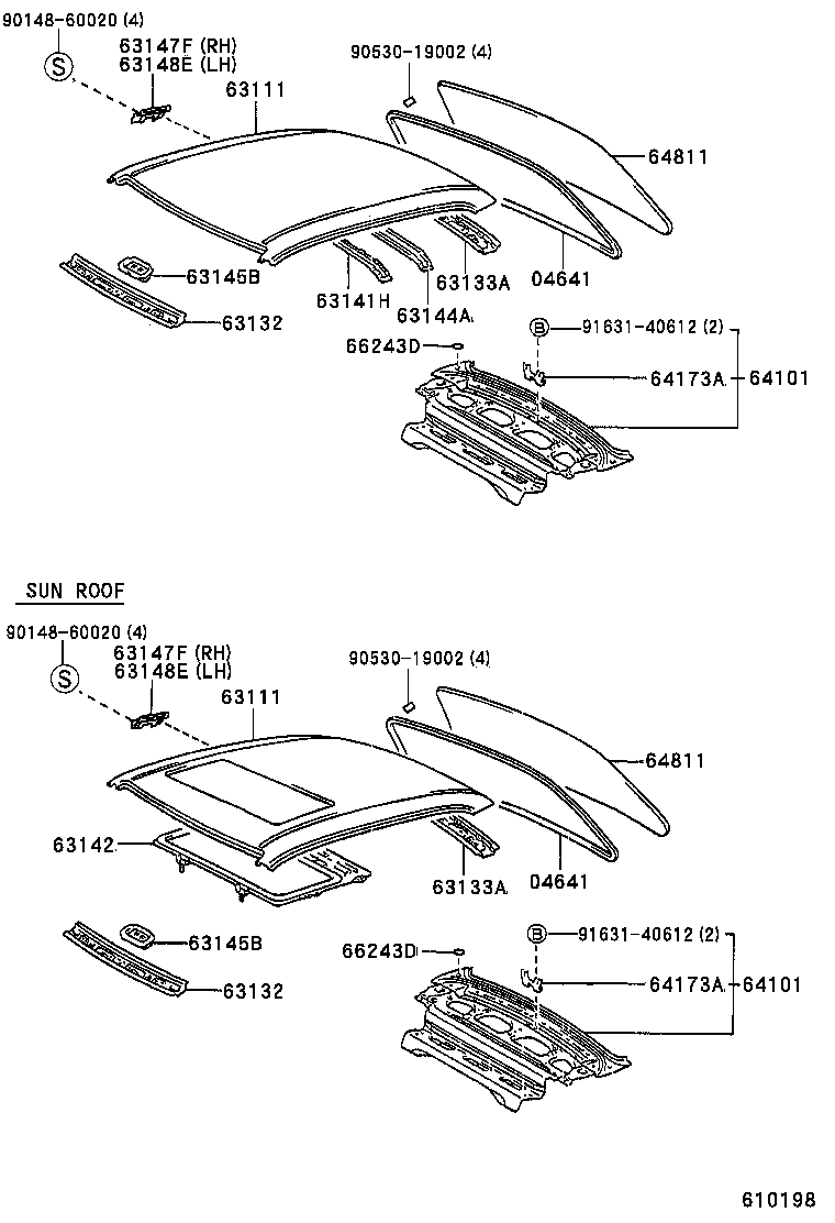 64101-02040 PANEL SUB-ASSY, UPPER BACK product image