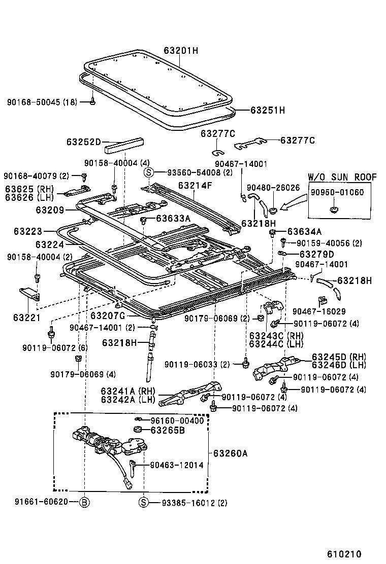 63142-13050 REINFORCEMENT, ROOF PANEL, NO.2 product image
