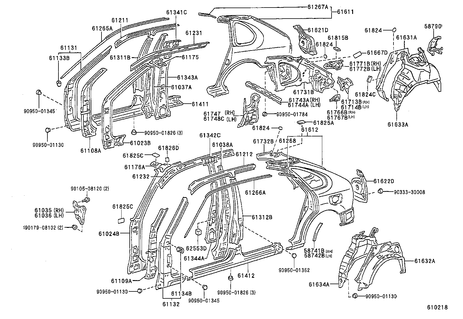 58741-12110 PROTECTOR, QUARTER PANEL, RH product image