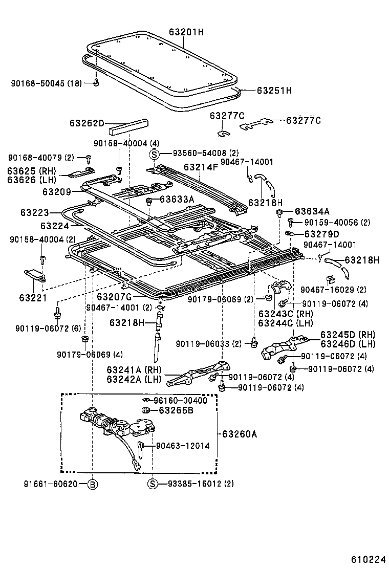 63111-13170 PANEL, ROOF product image