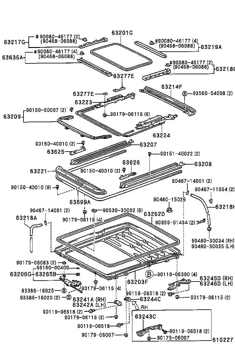 64165-07010 COVER, UPPER BACK PANEL HOLE, NO.1 product image