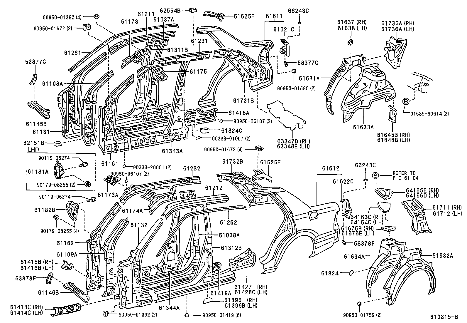 61675-22040 REINFORCEMENT, REAR SUSPENSION SPRING SUPPORT product image
