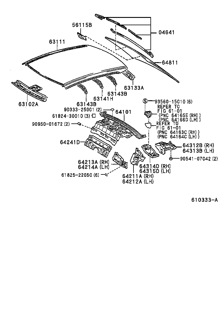 63111-30902 PANEL, ROOF product image