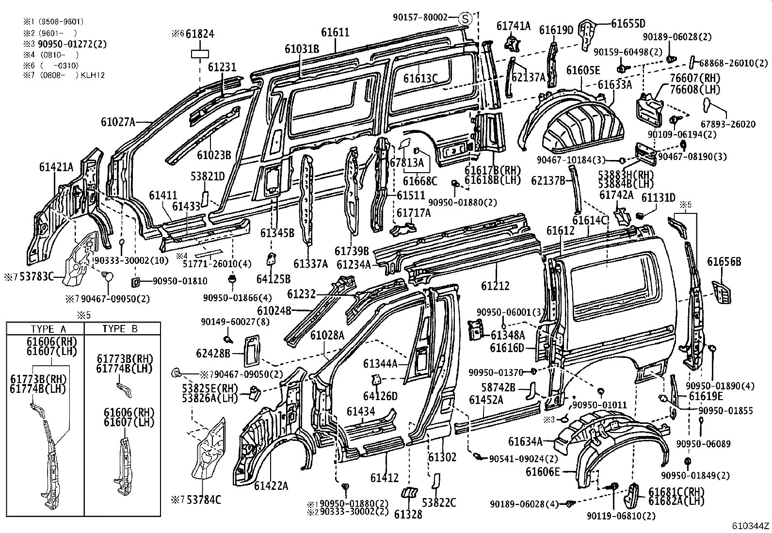 61027-26090 PILLAR SUB-ASSY, FRONT BODY, OUTER RH product image