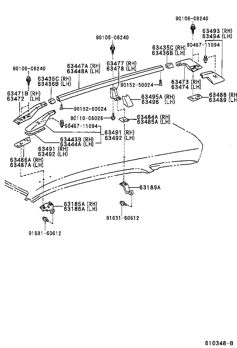 63109-13010 PANEL, ROOF product image